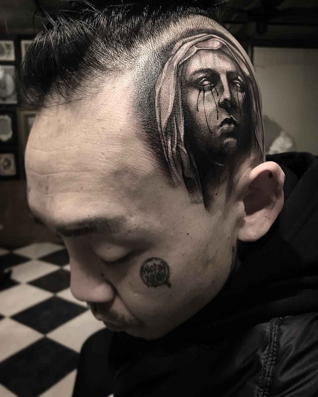 Tattoo artist Gara authors style blackwork tattoo | Korea