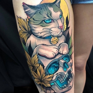 Color Neo-traditional tattoo #29532 | Tattoo Artist Juan David Rendón