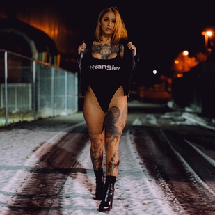 🔥 Hot photos, model's portfolio  #29601 Tattoo model Tawny Taylor