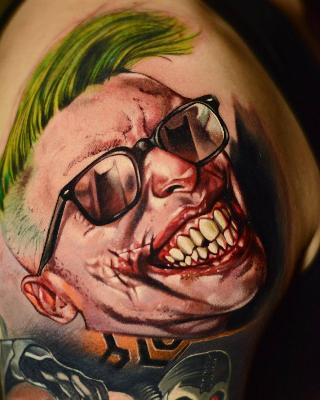 타투 아티스트 벤 오초아, 색상 작가의 현실적인 애니메이션 타투, 마블 슈퍼히어로, DC | 헤스피리아, 미국