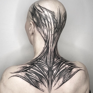 Black  tattoo #29959 | Tattoo Artist Stanislav Gromov