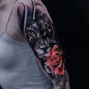 Color  tattoo #53489 | Tattoo Artist Dmitriy Sheyb