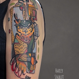 Color Author's Style tattoo on Shoulder #53631 | Tattoo Artist Harey Snaut