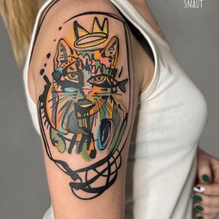 Female Color Author's Style tattoo on Shoulder #53621 | Tattoo Artist Harey Snaut