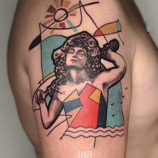 Male Color Author's Style tattoo on Shoulder #53642 | Tattoo Artist Harey Snaut