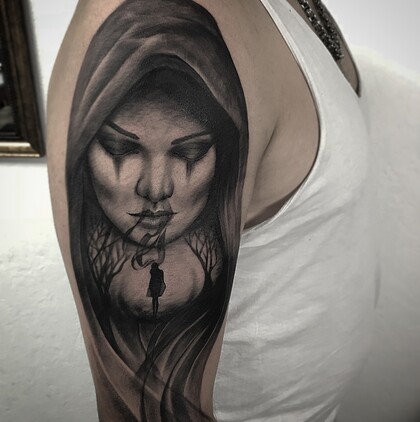 Tattoo Idea # Tattoo Artist Gregory Pazdniakou 