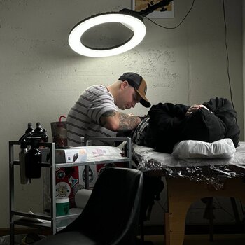 Tattoo artist Mihail Klimov