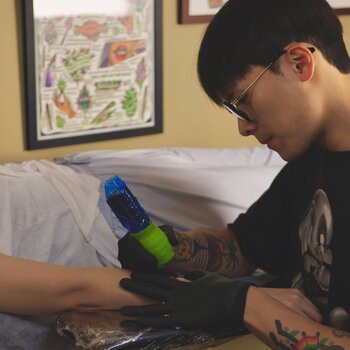 Tattoo artist Keem