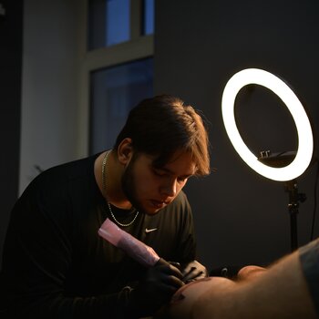 Tattoo artist Nikita Vahnenko