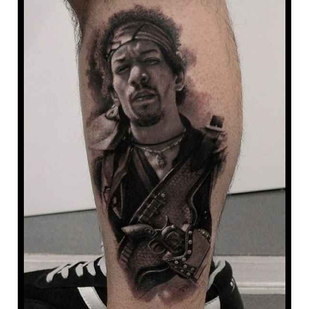 Color  tattoo on Leg #277 | Tattoo Artist Karol Rybakowski