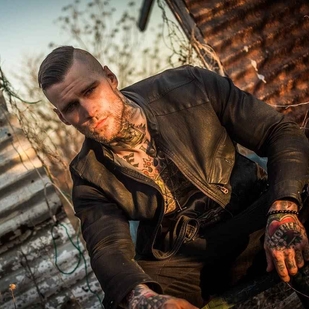 🔥 Hot photos, model's portfolio  #10543 Tattoo model Marshall Perrin