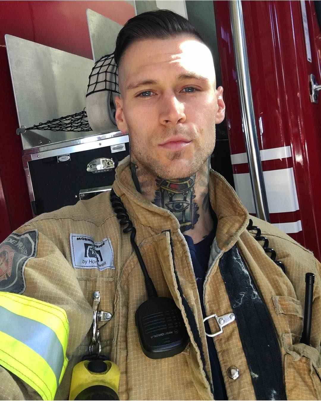 Canadian firefighter Marshall Perrin - a new Instagram's sex symbol