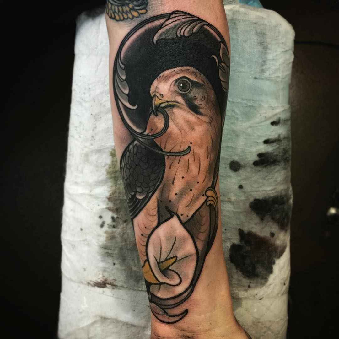 Tattoo artist Jacob J Gardner color neo traditional tattoo | Australia