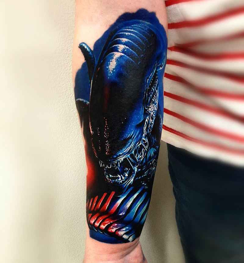 Tattoo艺术家Dima Gorbunov，彩色与黑白灰肖像写实纹身 | 俄罗斯