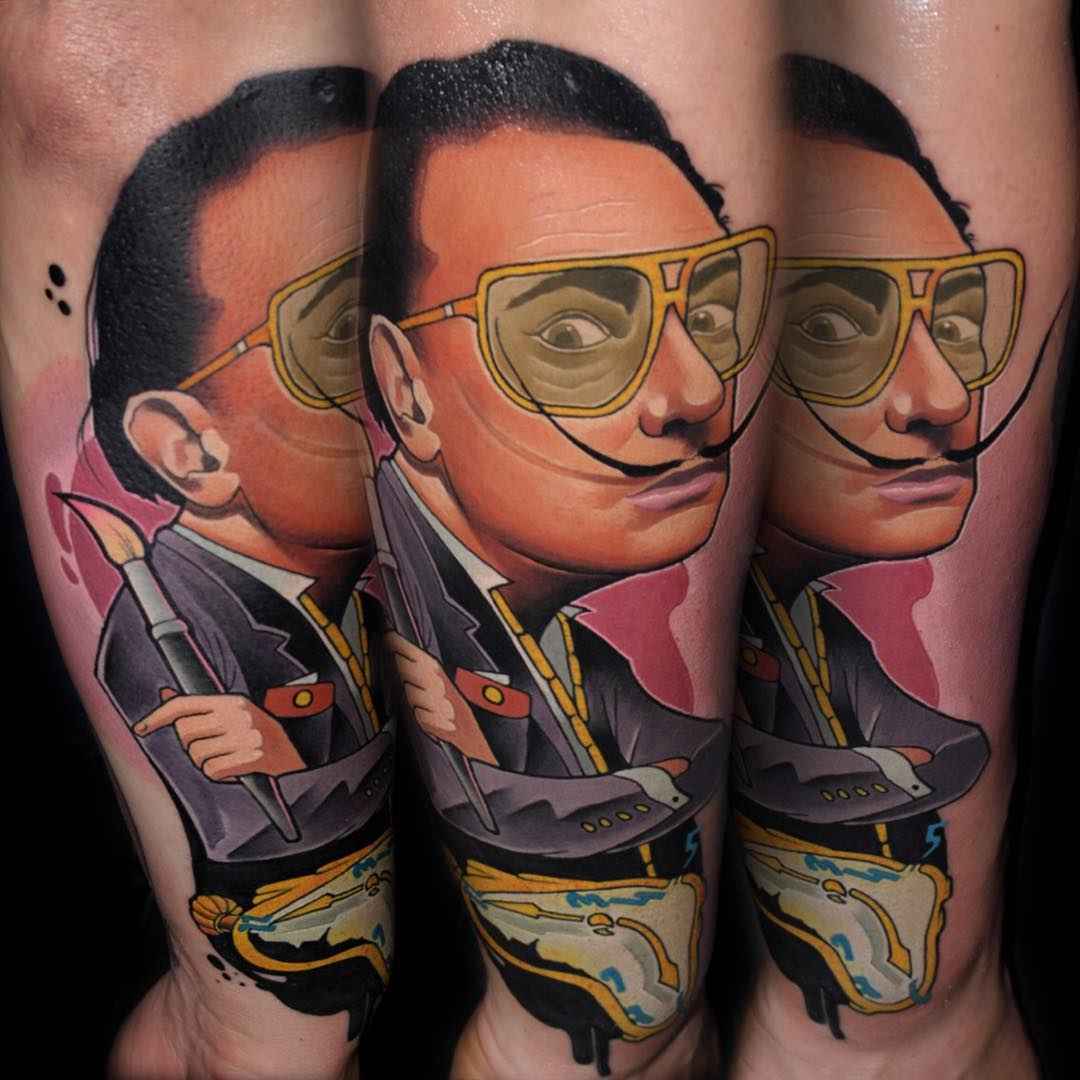 Tattoo艺术家Lehel Nyeste，创作新学派彩色纹身 | 匈牙利