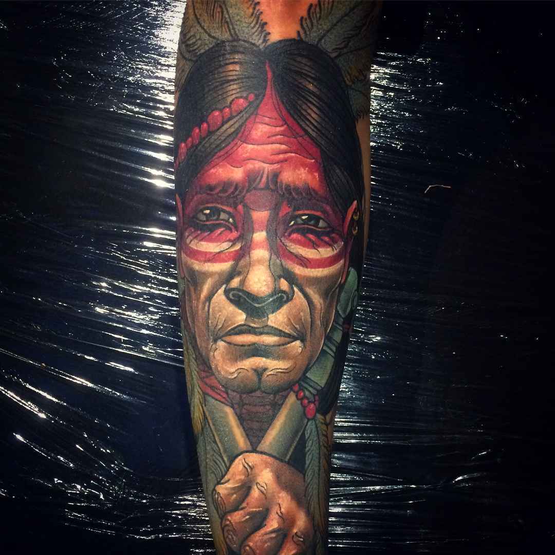 Tattoo artist Bartosz Panas authors style color neo traditional tattoo | Warsaw, Poland
