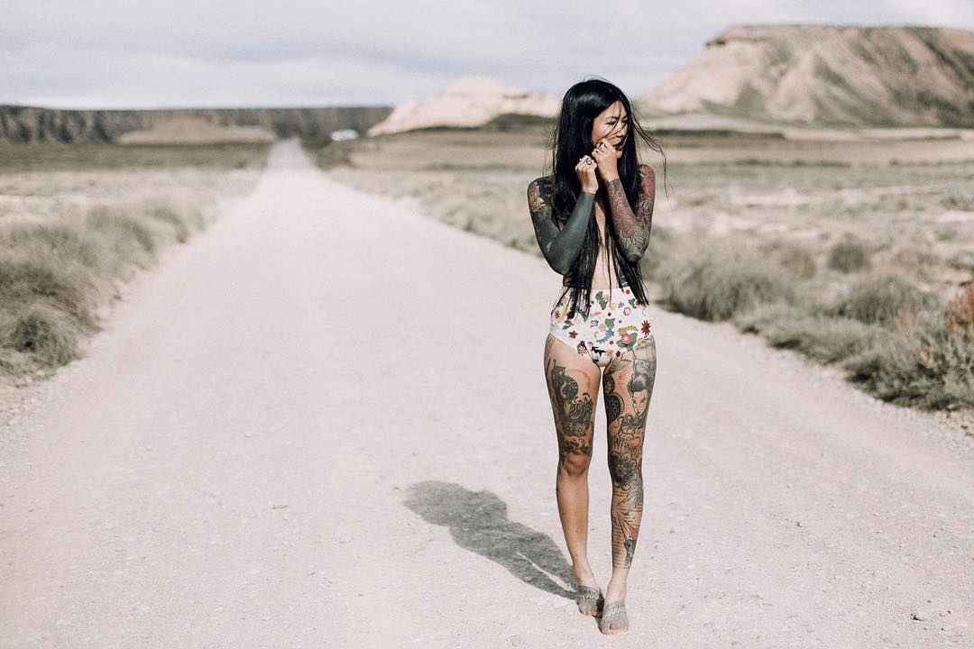 Tattoo模型Anh Wisle，另类摄影模特，纹身女孩 | 法国