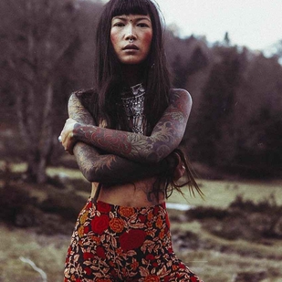 🔥 Hot photos, model's portfolio  #20029 Tattoo model Anh Wisle