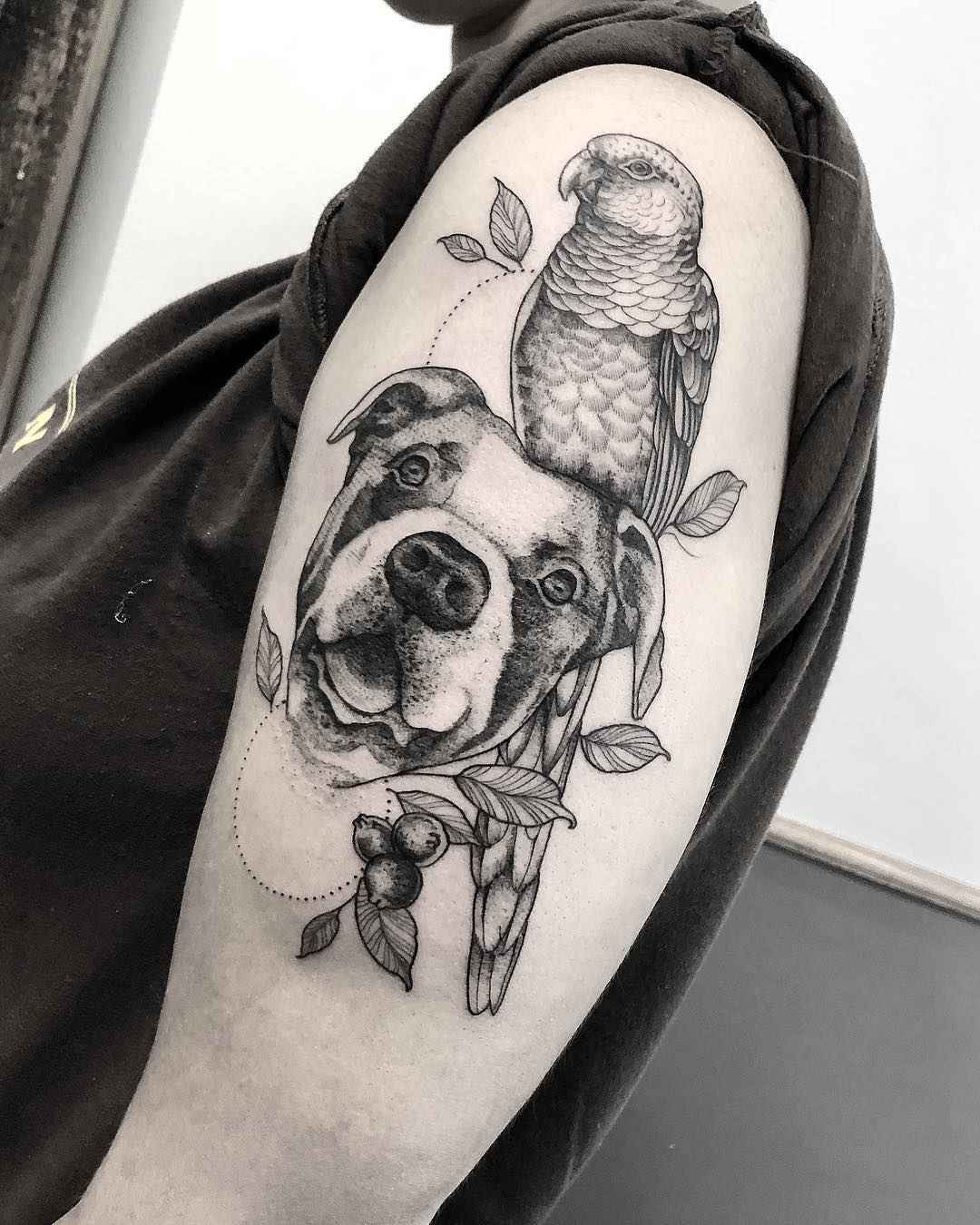 Tattoo artist Sandra Cunha authors style blackwork tattoo, linework, surrealism | Brasil