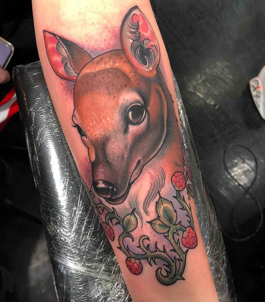 Tattoo artist Sadee Glover, color neo traditional and traditional tattoo | England