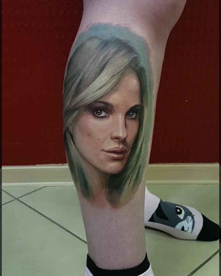 Tattoo艺术家Alexandr Litvinov，彩色与黑白 tattoo 真实感，生物机械 tattoo | 俄罗斯