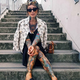 🔥 Hot photos, model's portfolio  #19659 Tattoo model Sammi Jefcoate