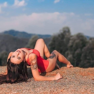 🔥 Hot photos, model's portfolio  #30048 Tattoo model Ivy Denali