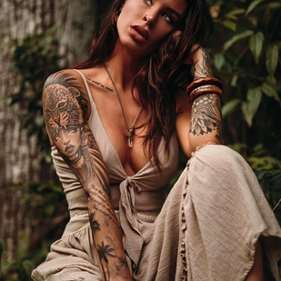 🔥 Hot photos, model's portfolio  #36033 Tattoo model She