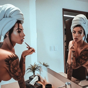 🔥 Hot photos, model's portfolio  #36029 Tattoo model She