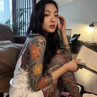 🔥 Hot photos, model's portfolio  #54185 Tattoo model Lele Youli