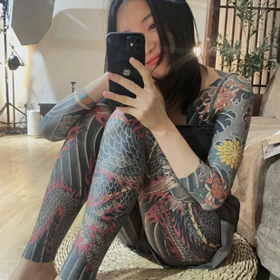 🔥 Hot photos, model's portfolio  #54197 Tattoo model Lele Youli