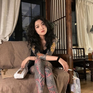 🔥 Hot photos, model's portfolio  #54193 Tattoo model Lele Youli