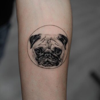 Tattoo artist Dencz Orsolya