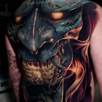 Tattoo artist Alex Zakharov