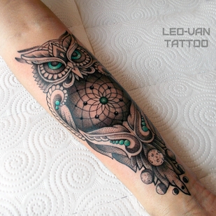 Female  Ornamental tattoo on Forearm #67898 | Tattoo Artist Ioann Leo ( LEO-VAN )