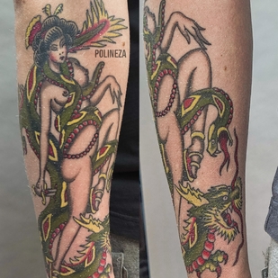 tattoo #68621 | Tattoo Artist Polineza Aleksandrovna