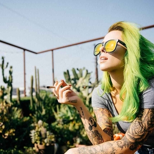 🔥 Hot photos, model's portfolio  #746 Tattoo model Alysha Nett