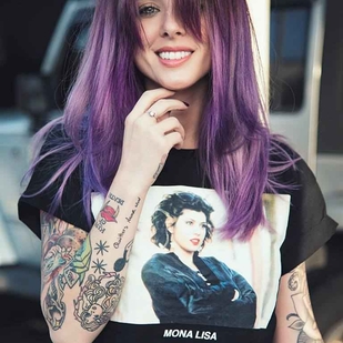 🔥 Hot photos, model's portfolio  #756 Tattoo model Alysha Nett