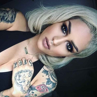 🔥 Hot photos, model's portfolio  #781 Tattoo model Lora Arellano