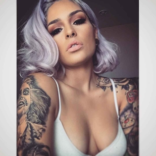 🔥 Hot photos, model's portfolio  #783 Tattoo model Lora Arellano