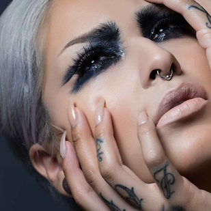 🔥 Hot photos, model's portfolio  #798 Tattoo model Lora Arellano