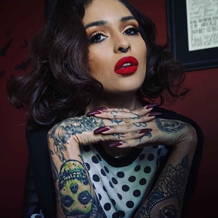🔥 Hot photos, model's portfolio  #795 Tattoo model Lora Arellano