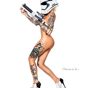 🔥 Hot photos, model's portfolio  #363 Tattoo model Shonda Mackey-Cavalera