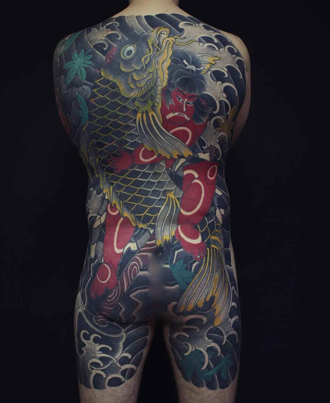 тату мастер Сергей Buslay Буслаев японские цветные татуировки ориентал | Tattoo artist Sergey Buslay Buslaev color japanese tattoo oriental 2017