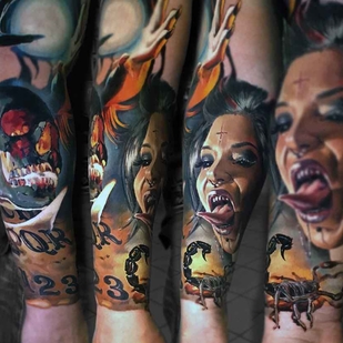 tattoo #11092 | Tattoo Artist Valentina Ryabova