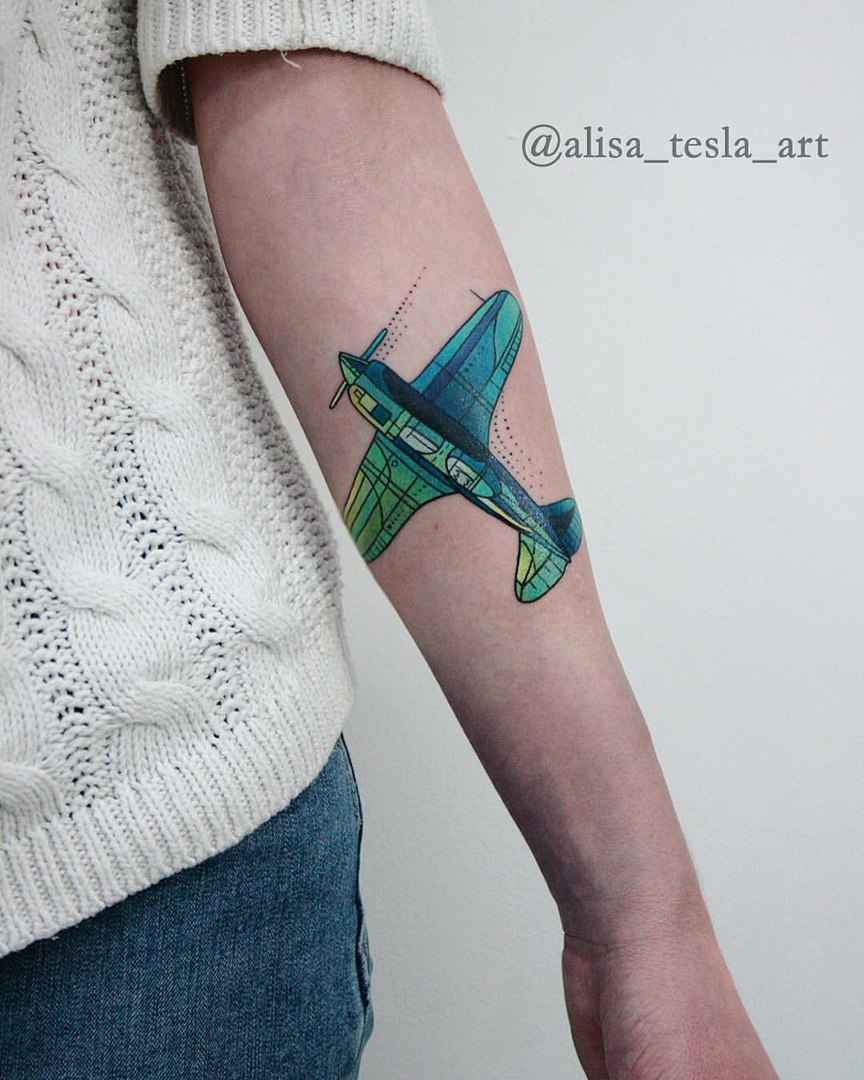 тату мастер Alisa Tesla цветные татуировки акварель графика Санкт-Петербург | Tattoo artist Alisa Tesla color tattoo watercolor graphic