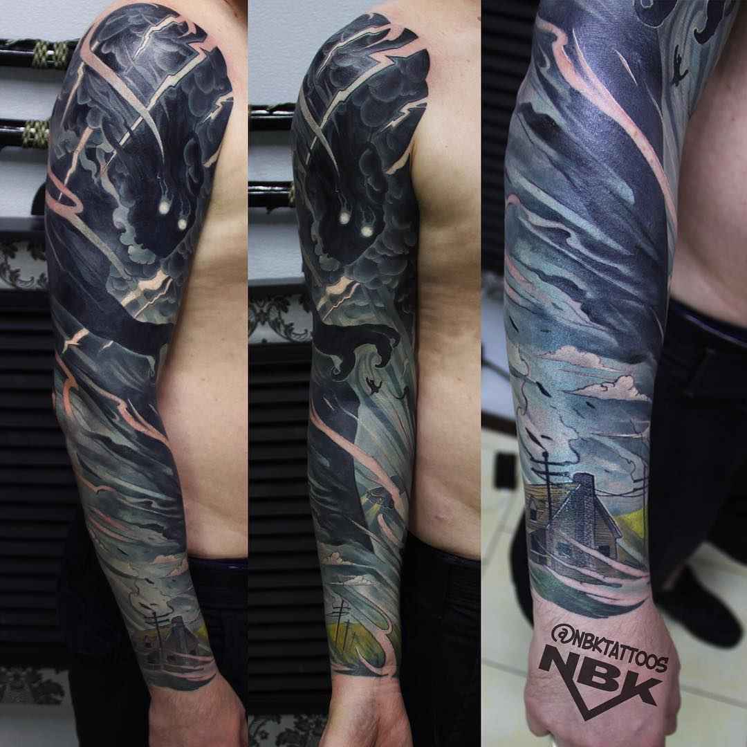 Tattoo artist Dmitriy Naboka, color authors style new school tattoo | Russia