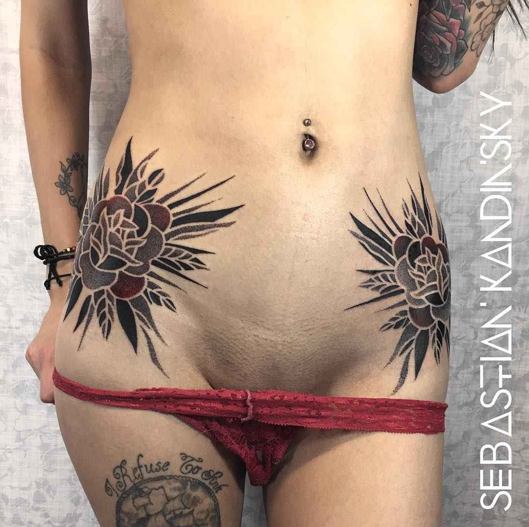 Tattoo artist Sebastian Kandinsky, authors style blackwork dotwork ornamental tattoo | United Kingdom