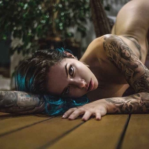 🔥 Hot photos, model's portfolio  #20518 Tattoo model Saria