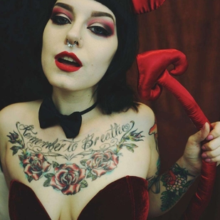 🔥 Hot photos, model's portfolio  #21002 Tattoo model Ceres Suicide